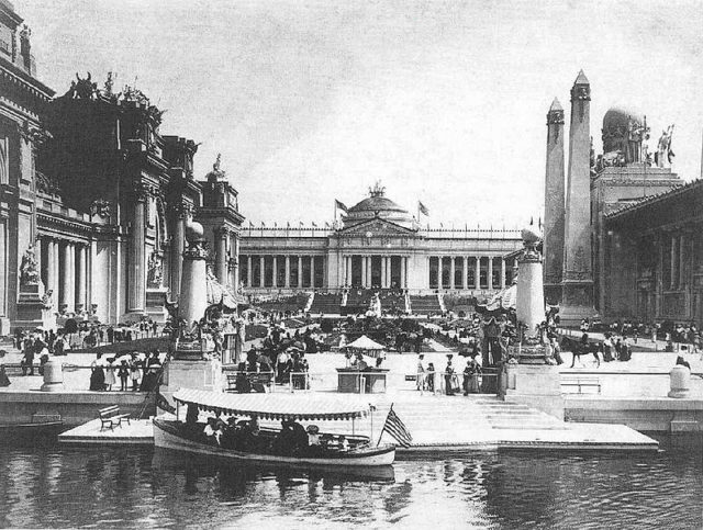 “Neoclassical architecture in the Government Building at the Louisiana Purchase Exposition” (aka St. Louis World’s Fair, 1904)