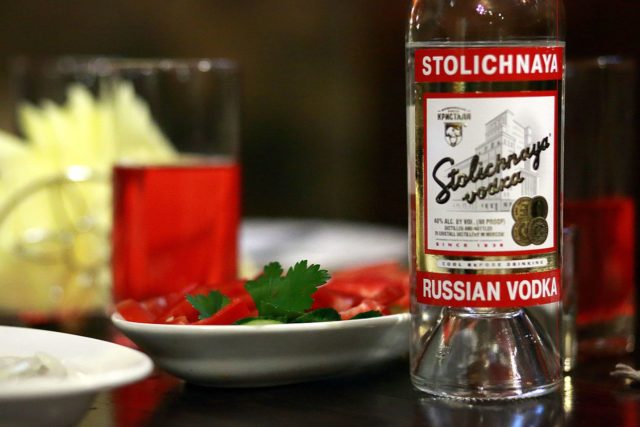 Russian vodka Author:Yuri Samoilov CC BY 2.0