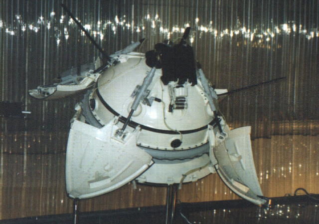 Mars 2 Lander model at the Memorial Museum of Cosmonautics in Russia