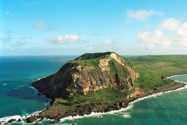 Mount Suribachi on Iwo Jima