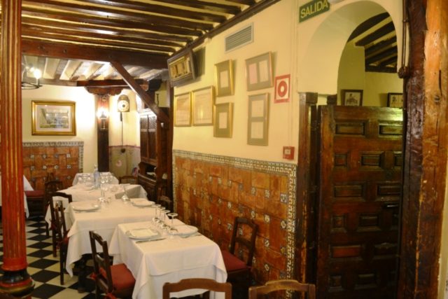 Second floor, where Hemingway preferred to dine