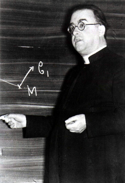 Georges Lemaître, circa 1933.