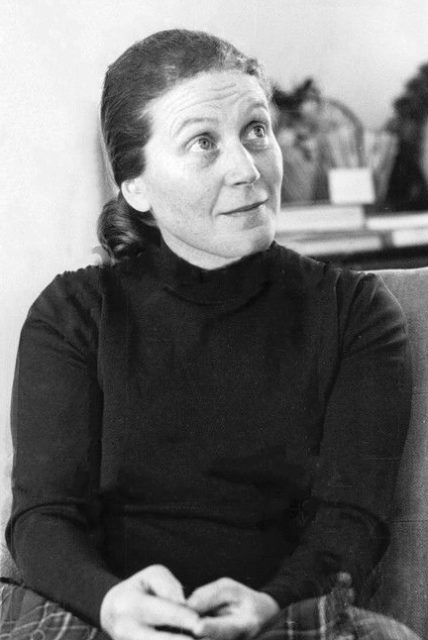 Svetlana Alliluyeva, the daughter of Josef Stalin, in 1970.