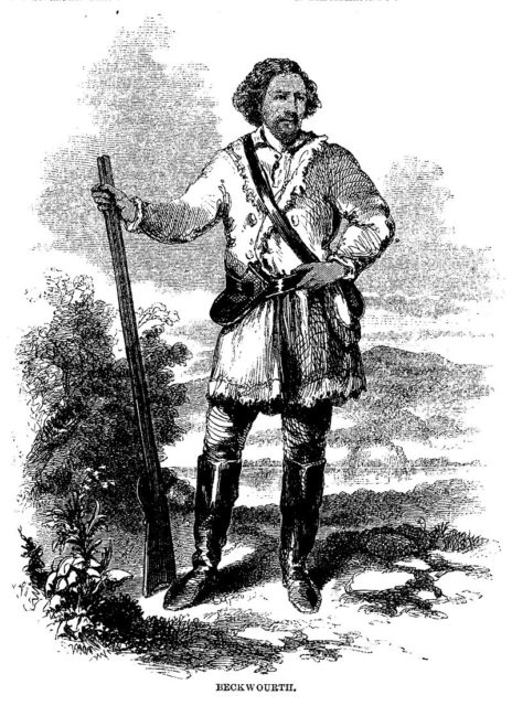 Beckwourth as trapper – Illustration of the first edition