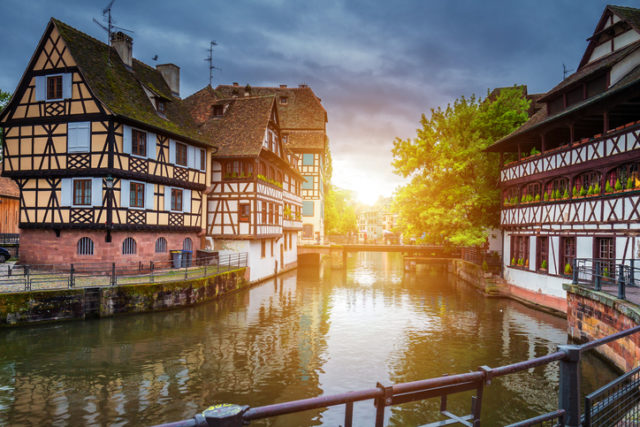 Traditional colorful houses in La Petite France