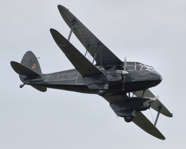A de Havilland Dragon Rapide aircraft