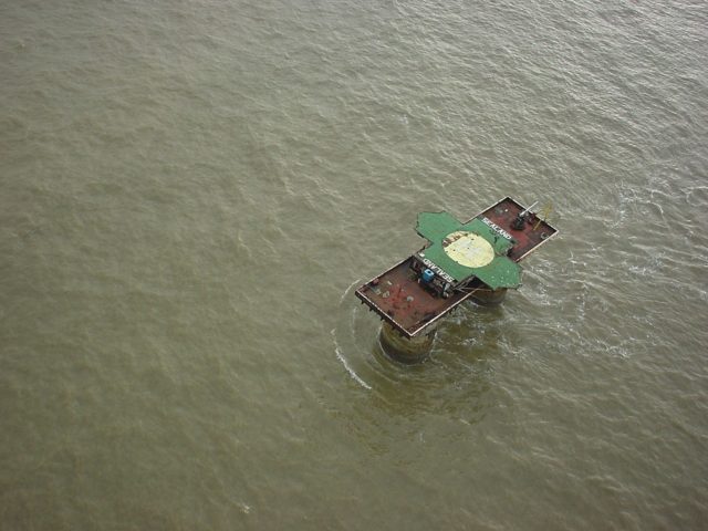 Sealand from above. Author: Ryan Lackey CC BY 2.0