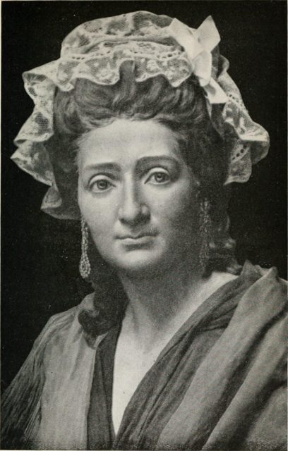 Madame Tussaud at the age of 42.