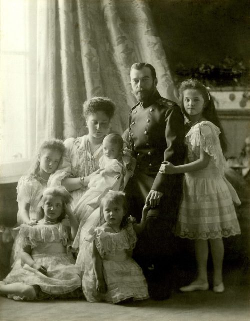 Nicholas II and family.