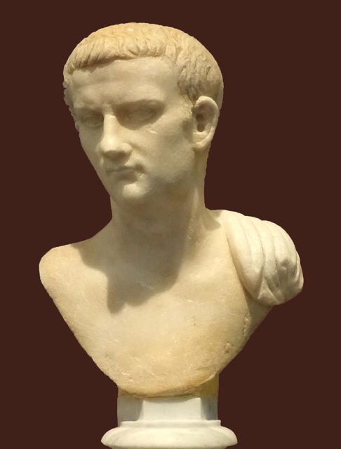 Portrait of Caligula from Palazzo Massimo in Rome. Photo by Tomk2ski – CC BY-SA 4.0