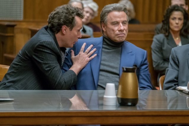 John Gotti Sr. (John Travolta) and Willie Boy Johnson (Chris Kerson) in GOTTI. Photo Credit: Lionsgate Premiere.