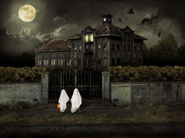 Would you dare to trick-or-treat at this house on Halloween?