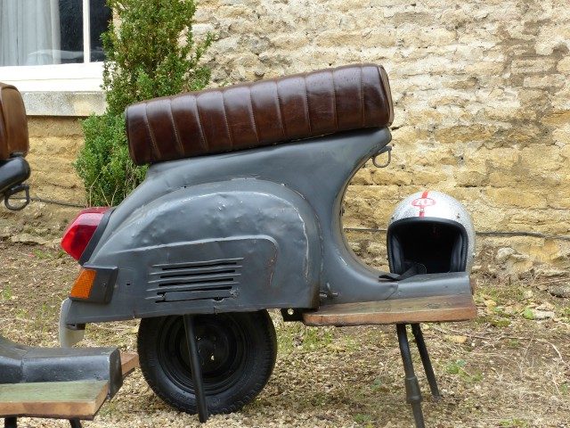 The finished design involved completely losing the front end of the Vespa’s. Author: Smithers of Stamford
