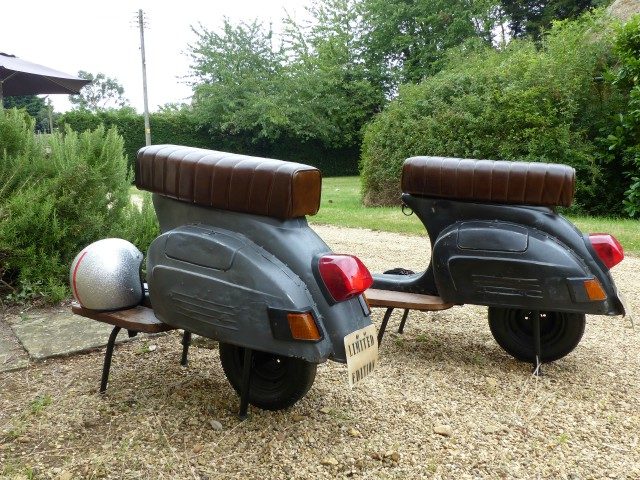 They’ve taken the Vespa Chairs to many events and festivals this summer and they always draw a big crowd. Author: Smithers of Stamford