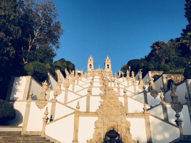 Stairway and church of Bom Jesus do Monte.