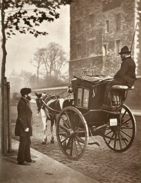 London Cabmen’s Shelter in Kensington Road, W8.