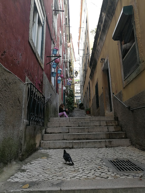 Narrow street in Alfama