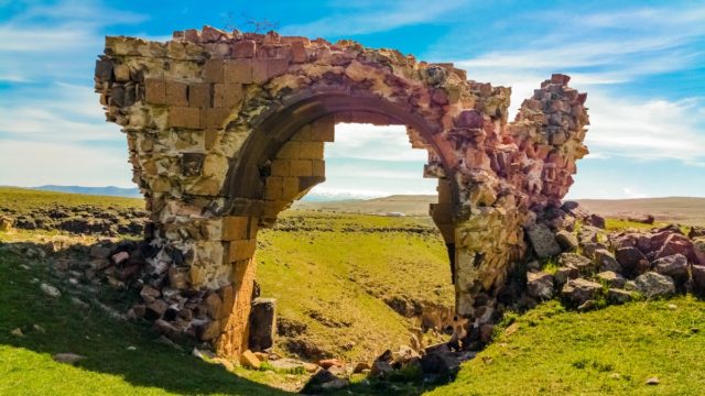 Ruins of the ancient city of Ani, City of 1001 Churches, Turkey