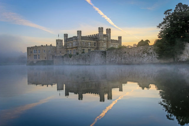 Leeds castle is a popular destination for visitors. With various re-buildings a castle has been on the site since the 10th century.