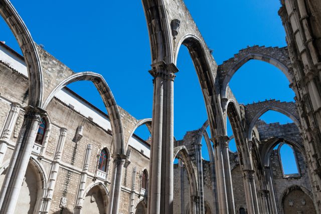 The Convento do Carmo in Lisbon, Portugal