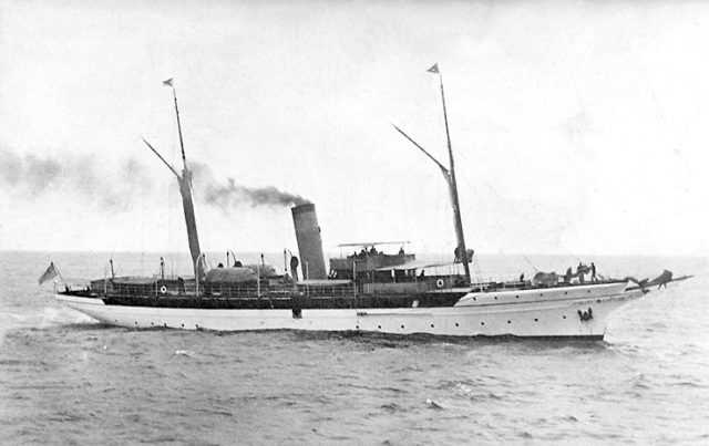 Hearst’s yacht, the Oneida