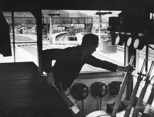 A signalman