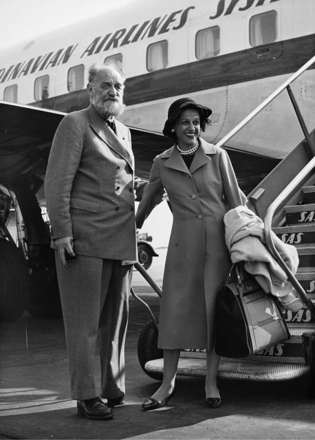 Peter Freuchen with his wife Dagmar Cohn.