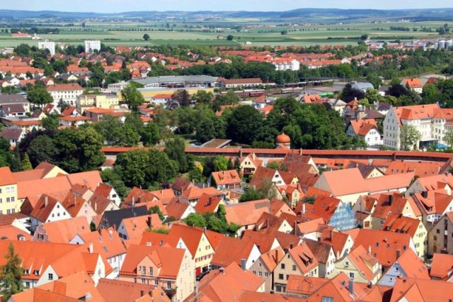 Airview of Noerdlingen