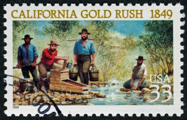 California Gold Rush Stamp