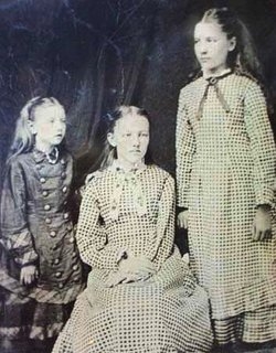 Carrie, Mary, and Laura Ingalls.