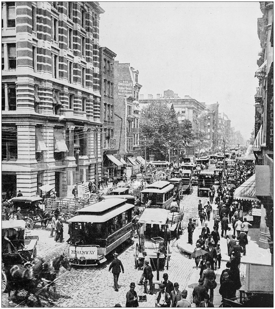 New York Broadway. 1900s