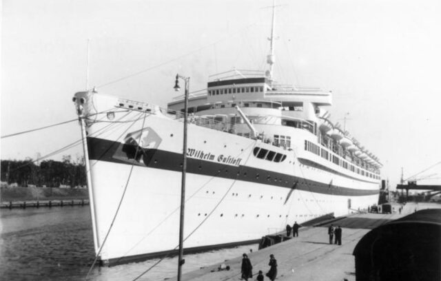 MV Wilhelm Gustloff docked at port