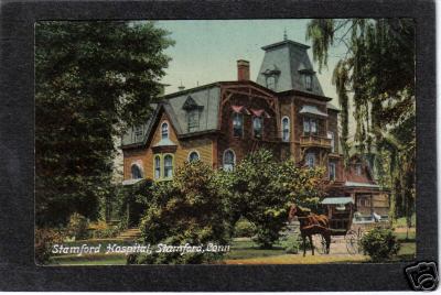Stamford Hospital postcard 1911