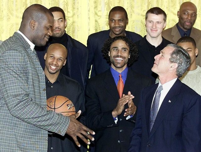 shaq at the White House