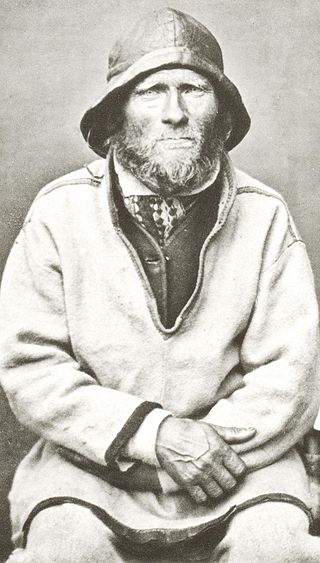 A Sea Sámi man from Norway by Prince Roland Bonaparte, 1884