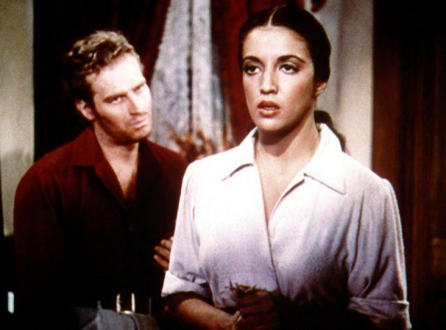 Jurado with Charlton Heston in the 1953 film “Arrowhead”