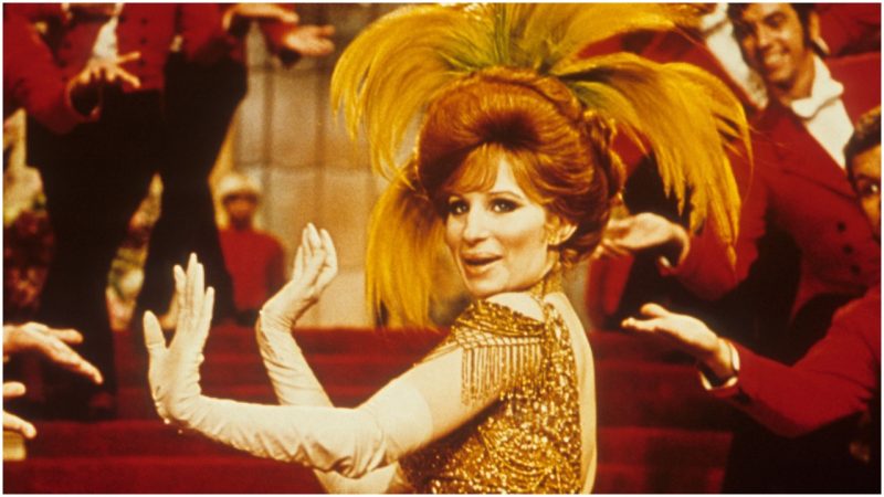 Barbra Streisand performs in a scene from the film 'Hello, Dolly!', 1969. (Photo by 20th Century-Fox/Getty Images)
