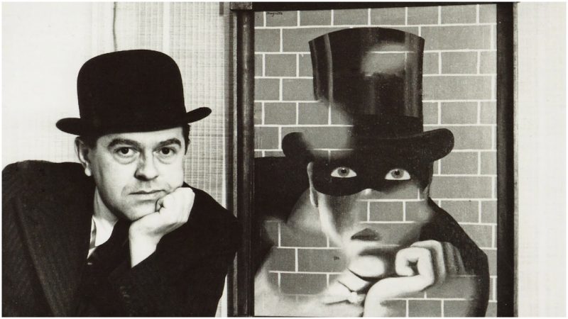 Rene Magritte and Le Barbare, 1938. Private Collection. (Photo by Fine Art Images/Heritage Images/Getty Images)