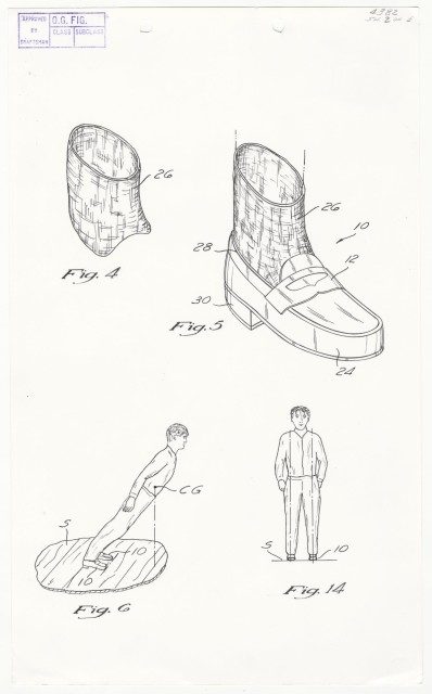 Michael Jackson’s Anti-Gravity Illusion Shoes Selected Patent Case. Records of the United States Patent and Trademark Office