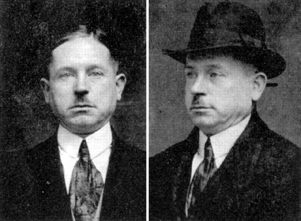 Mug shots of Kürten, taken after his May 1930 arrest