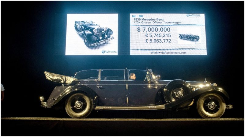 The highest bid for the vehicle was 7 million dollars LAURA SEGALL/AFP/Getty Images)