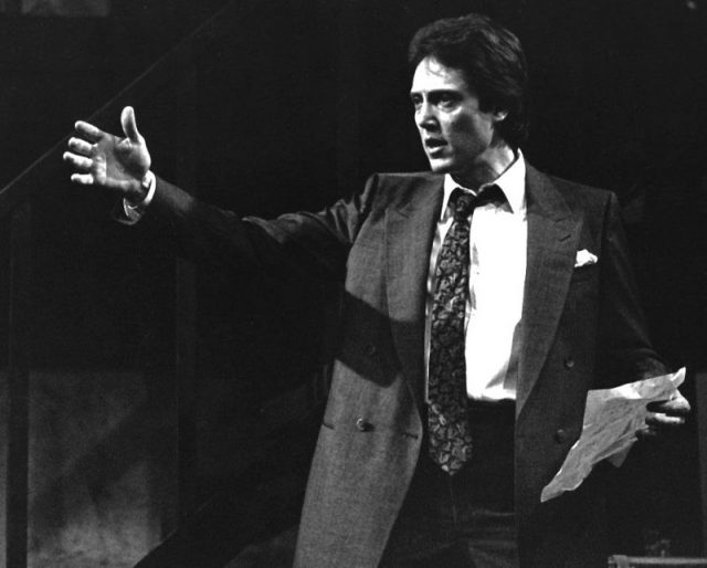 Publicity photo of Christopher Walken in stage play ‘Hurlyburly’