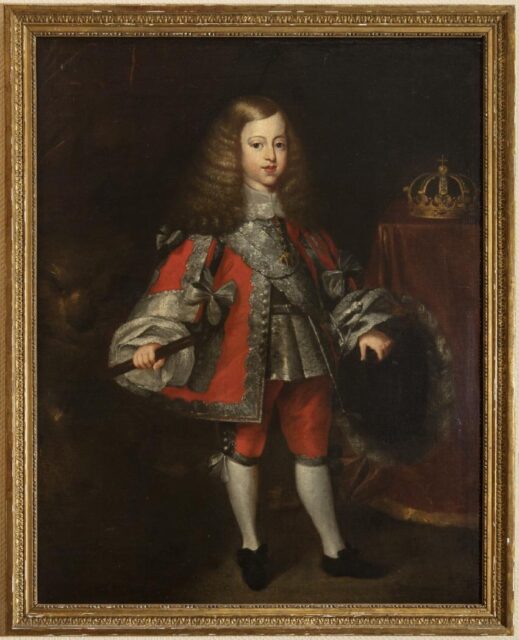 Portrait of Charles II of Spain as a child.