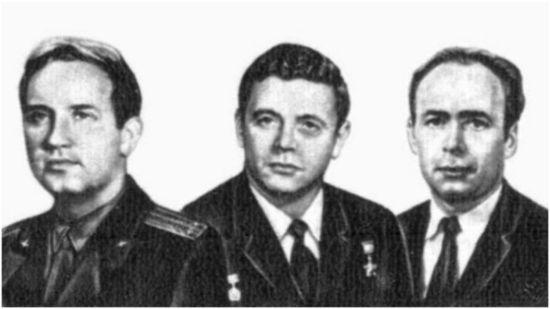 Georgy Dobrovolsky, Vladislav Volkov, and Viktor Patsayev