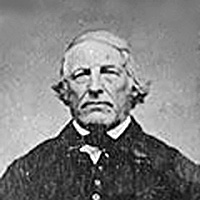 The only known image of Samuel Wilson, meat-packer from Troy, New York, whose name is purportedly the source of the personification of the United States known as Uncle Sam.