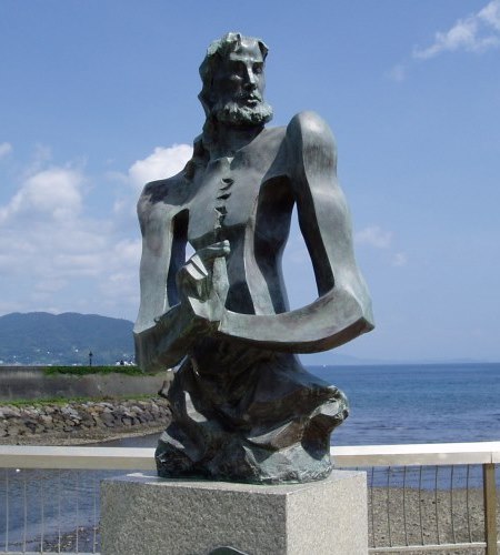 Statue of Adams in Nagisacho, Japan. Photo by Fulie012CC BY-SA 3.0