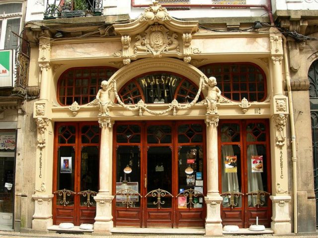 Cafe Majestic, Porto, Portugal. Photo:Europeana CC By 2.0