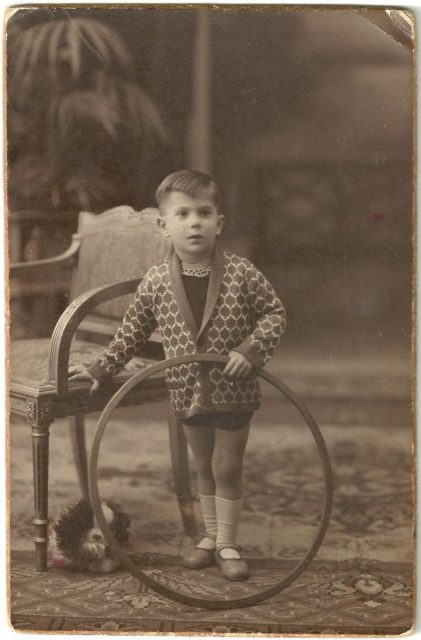 Boy with Hoop, Barcelona, early 1900s. Photo: What’sthatpictureCC BY 2.0