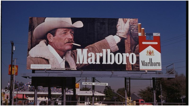 'Marlboro' Cigarettes Billboard (Photo by �� Robert Landau/CORBIS/Corbis via Getty Images)