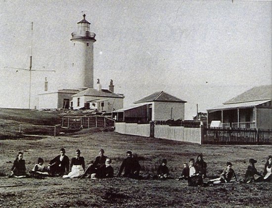Historic photo of the lighthouse